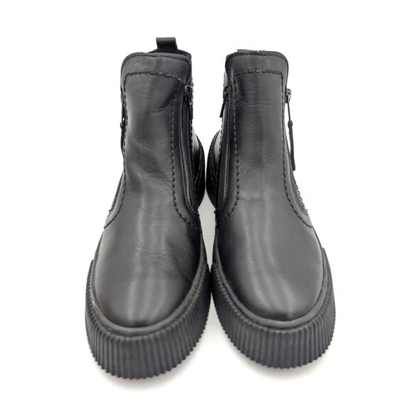 Spring Step Kelko Leather Ankle Boots Zip-Up Women's Black Size US5.5-6 EU36 - Picture 2 of 12